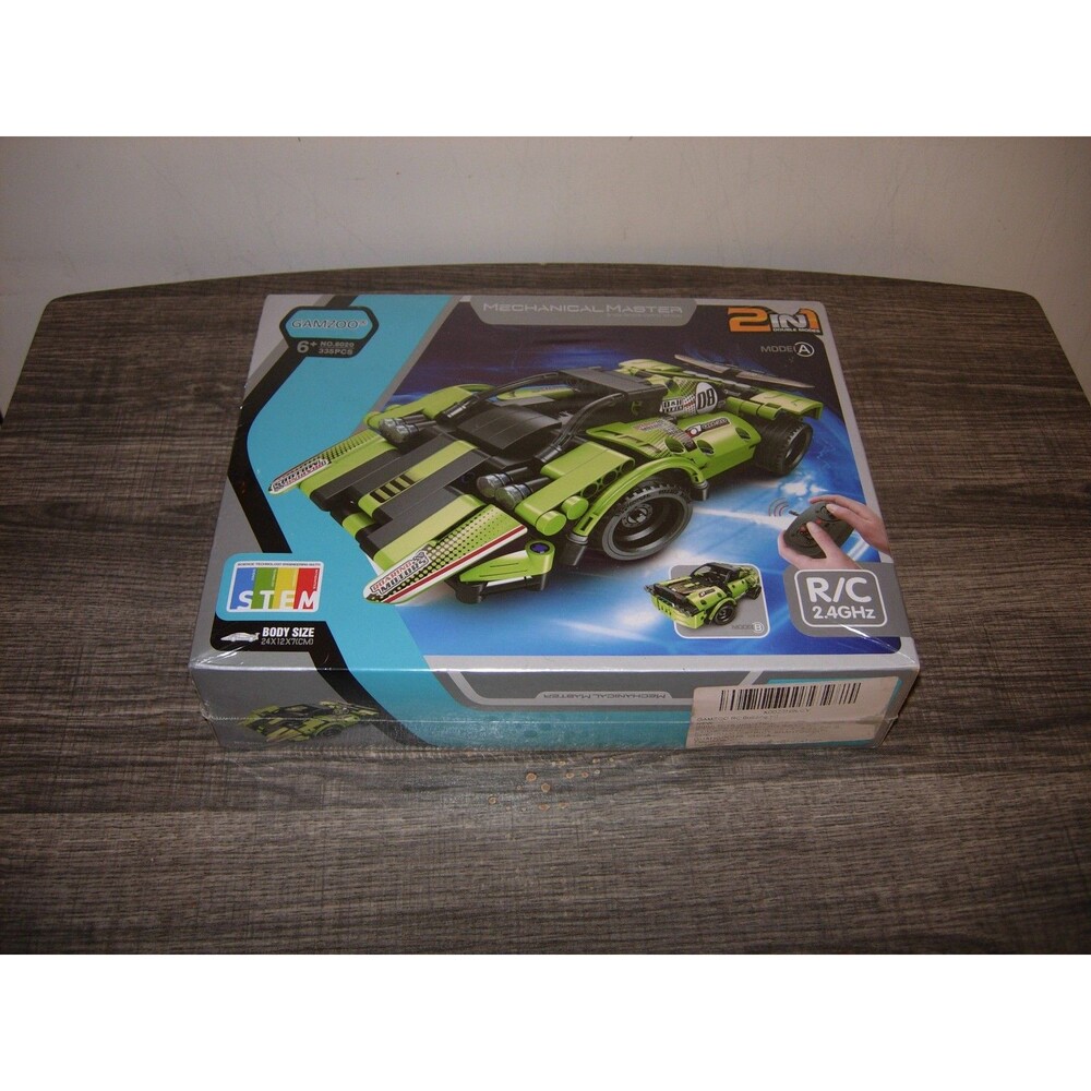 GAMZOO STEM 2 In 1 DIY MODEL A Remote Control Racing Car NEW & SEALED